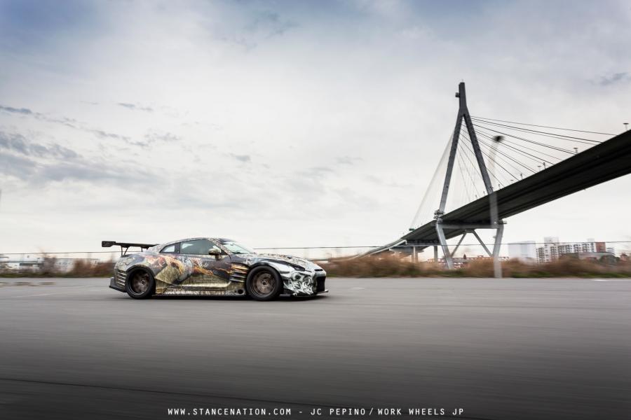  Nissan GT-R Godzilla by Ben Sopra 2014 года  (фото 18 из 18)